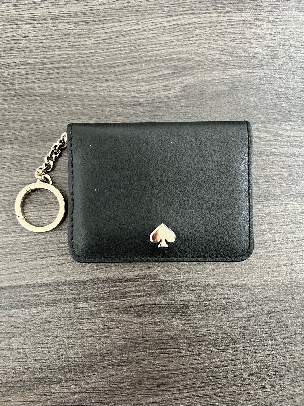 kate spade Black Card Holder with Key Ring - Picture 2 of 3